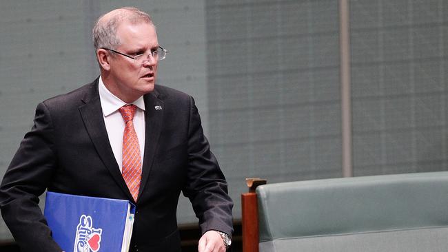 Social Services Minister Scott Morrison in parliament yesterday.