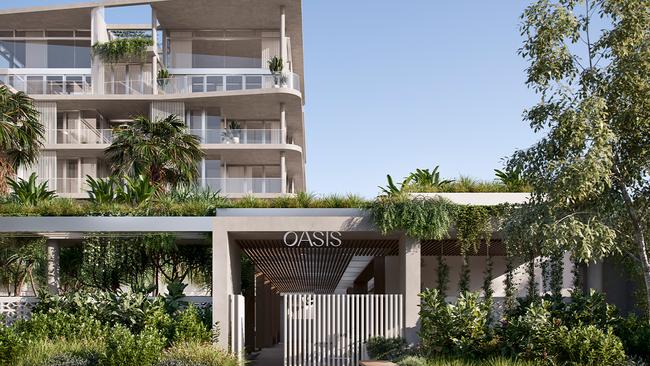 604/25 Kombi Street, Bokarina has been listed for sale for $4.75m. Photo: Cube Developments/render