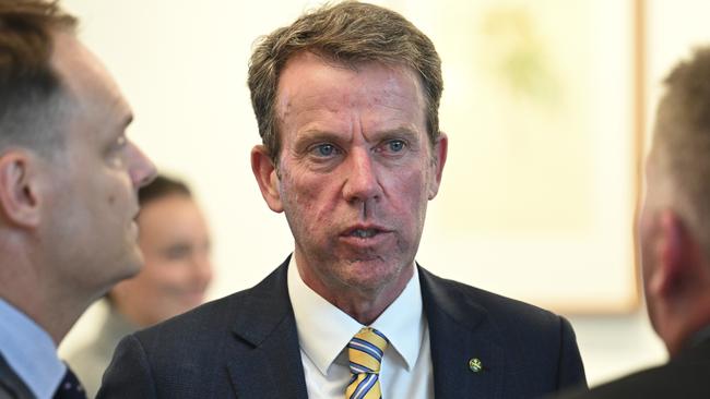 Dan Tehan said a newly-elected Coalition government would overturn changes which allows local councils to conduct citizenship ceremonies within three days of January 26. Picture: NewsWire/ Martin Ollman