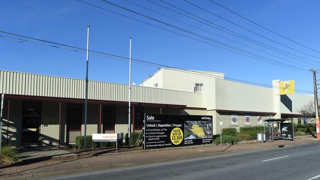 The old Schweppes plant on Payneham Rd before it was demolished, the future of the site is now unknown. Picture: Sam Wundke