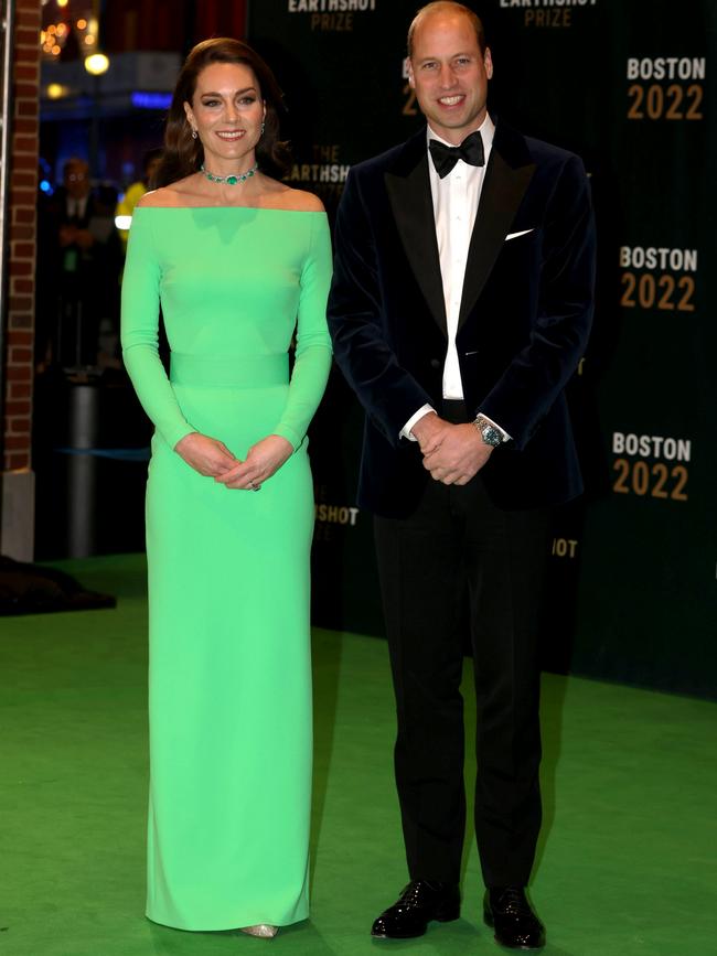 The couple at the Earthshot Prize 2022 in Boston. Picture: Ian Vogler-Pool/Getty Images