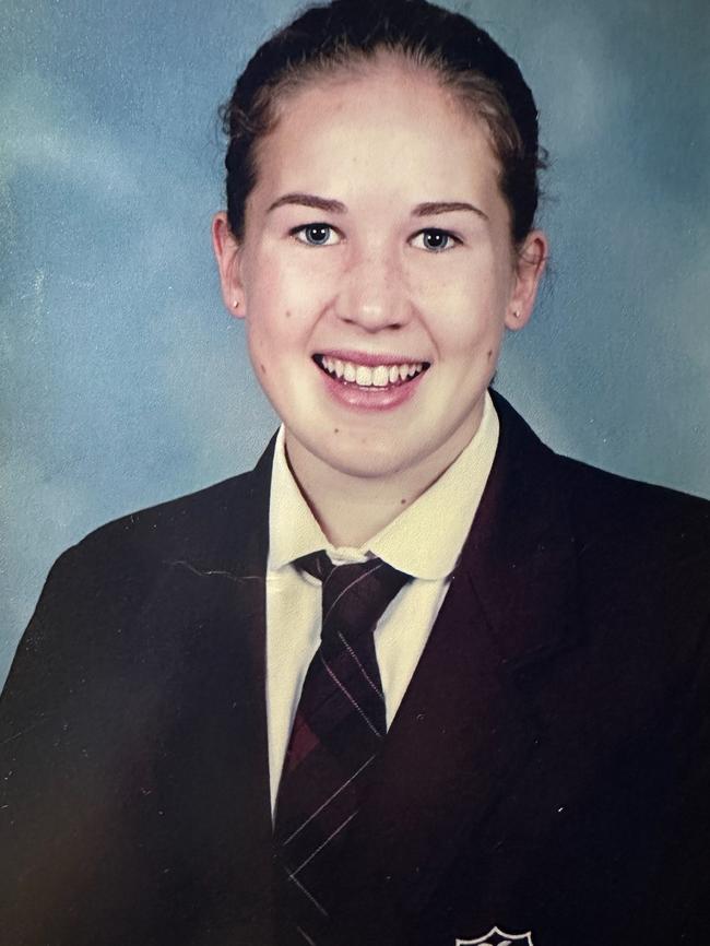 Jess Stenson was school captain of Annesley in 2005. Picture: supplied