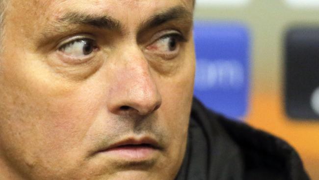 Manchester United's head coach Jose Mourinho.