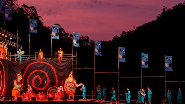 Mona Foma &amp; Terrapin, King Ubu Cataract Gorge Launceston. Picture: MONA/