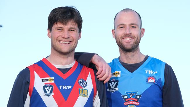 Fraser Fort (right) has re-signed. Picture: Mark Wilson