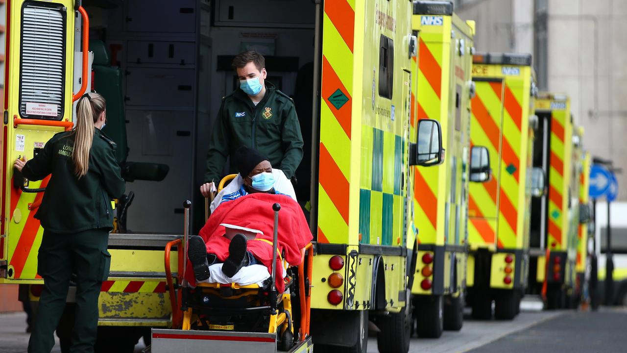 Ambulances Queue At Uk Hospitals As Cases Soar Au