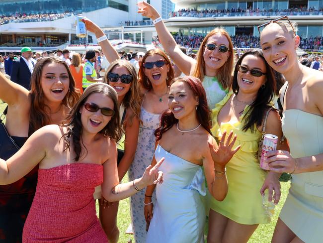 Tuesday 5th November, 2024: Racegoers at Flemington Racecourse for the 2024 Melbourne Cup. Picture: news.com.au