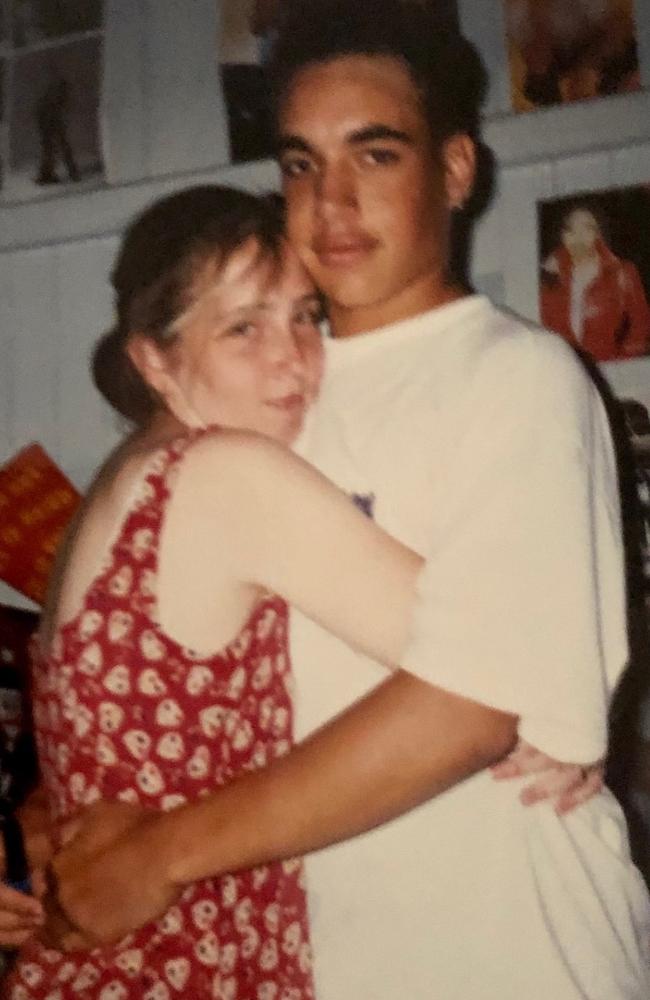 High school sweethearts Sarah Dinsey and Nate Griffin, who sadly passed on May 7 last year. Picture: Supplied