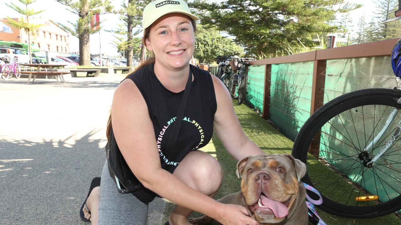 Jessica Greig and pup Winnie. Picture: Mike Batterham