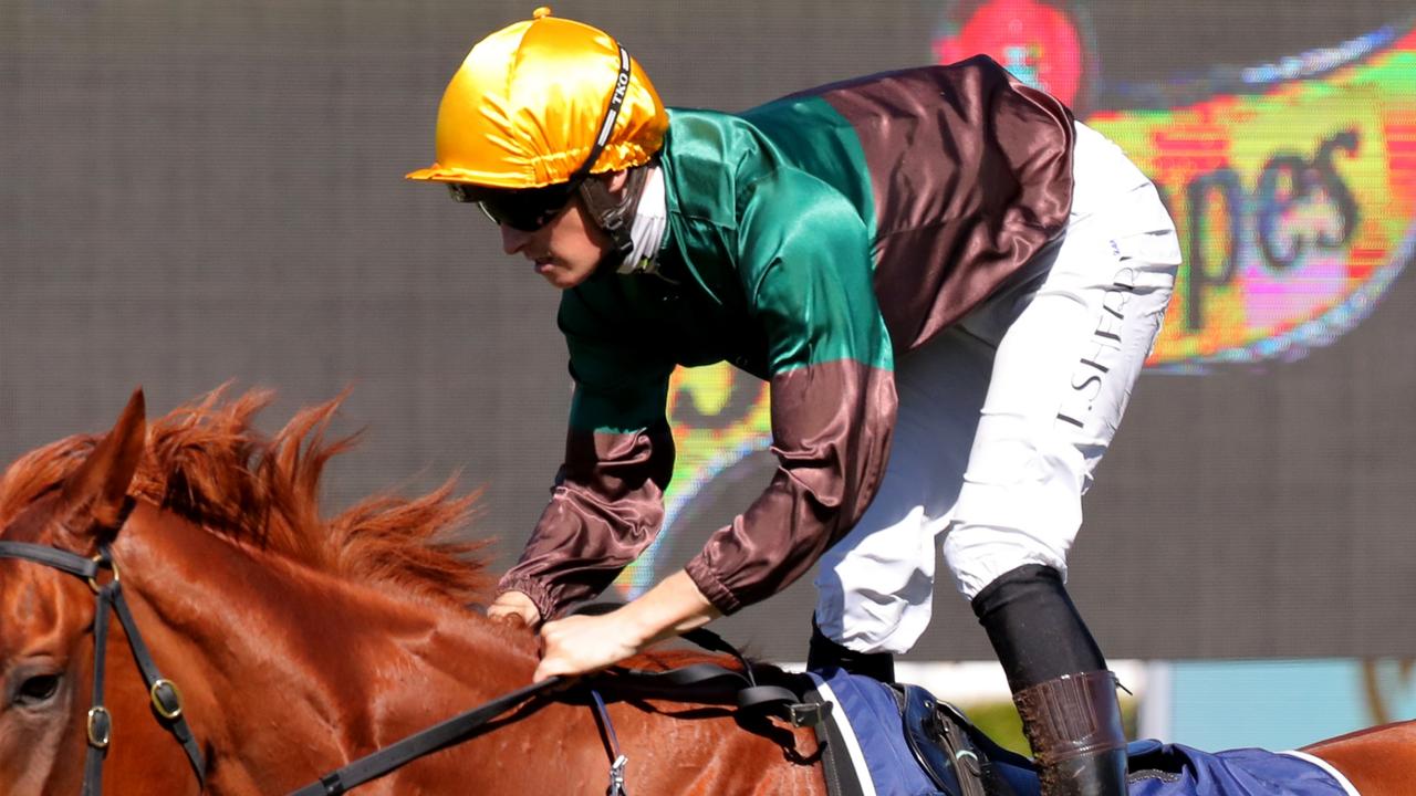 Tom Sherry rides Mindspace on Wednesday. Picture: Getty Images