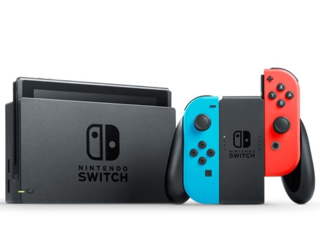 Nintendo Switch Joy-Con Console in Neon Blue/Red