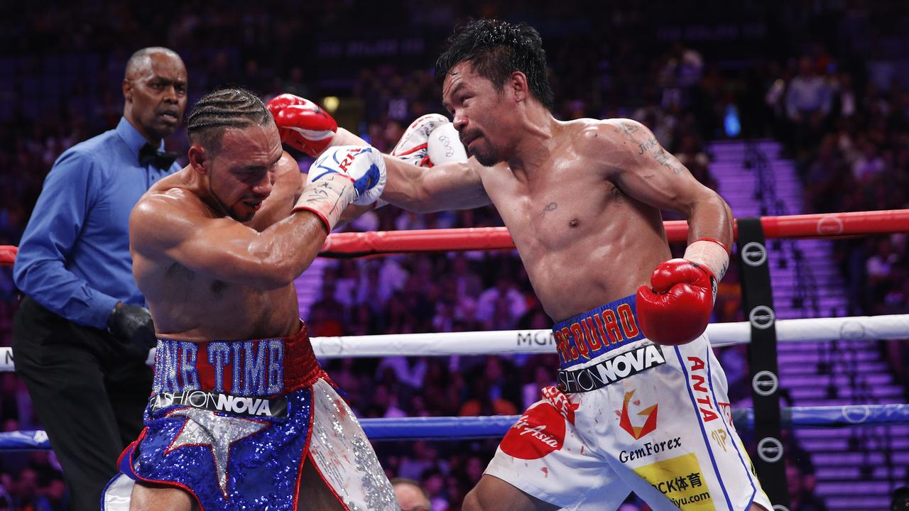 Manny Pacquiao won via split decision.