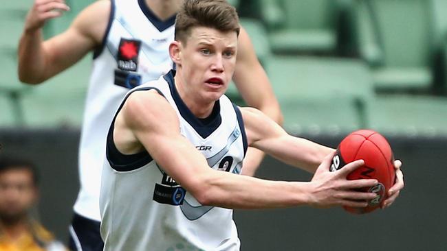 VYING FOR NO. 1: Top Victorian draft contender Sam Walsh. Picture: Robert Prezioso Picture: AFL Media/Getty Images