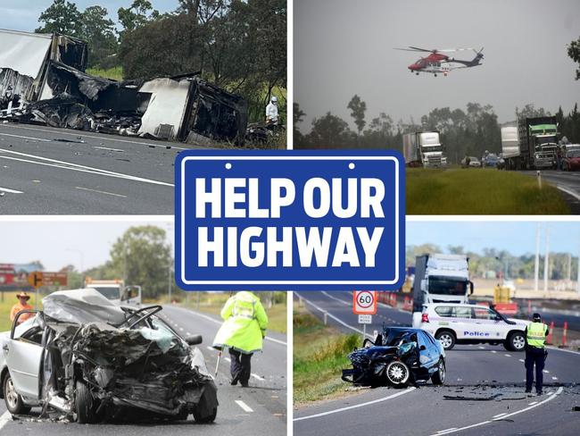 Bruce HIghway crash art