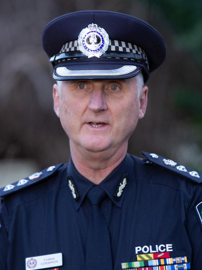 SAPOL acting Assistant Commissioner Graham Goodwin. Picture: Brett Hartwig