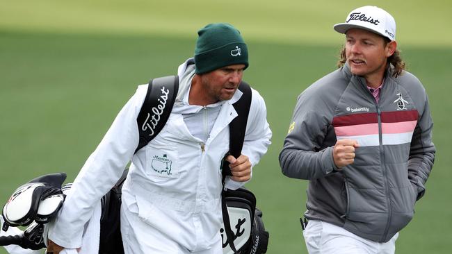 Cameron Smith at the Masters before he heads to Adelaide . Patrick Smith/Getty Images/AFP