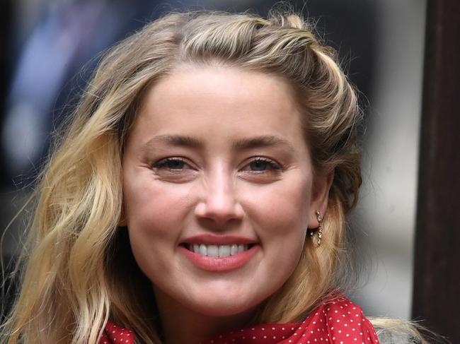 ‘I didn’t do it’.: US actress Amber Heard. Picture: AFP