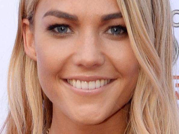 Red carpet arrivals at the opening night of The Book of Mormon at the Princess Theatre in Melbourne. Sam Frost Picture: Eugene Hyland