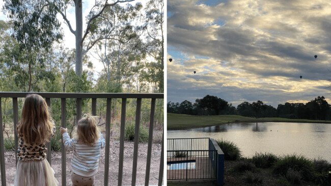 On kangaroo watch, and check out those hot air balloons! Photos: Supplied