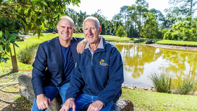 Matthew Hayden has also been raising awareness for the Prostate Cancer Foundation of Australia, after his dad Lawrie’s illness. Picture: Richard Walker