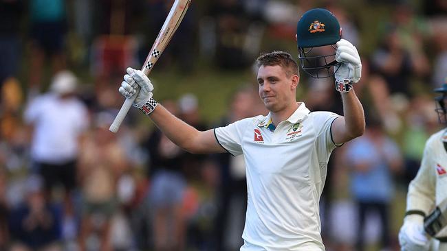 Cameron Green made a big century in New Zealand batting at No.4 (Photo by Marty MELVILLE / AFP)