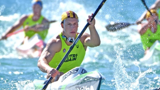 Jackson Borg in action at the Nutri-Grain ironman trials. Pic: Harvpix