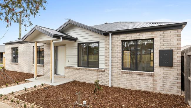 The two-bedroom townhouse at 149 Vines Rd, Hamlyn Heights, is available to rent for $480 a week.