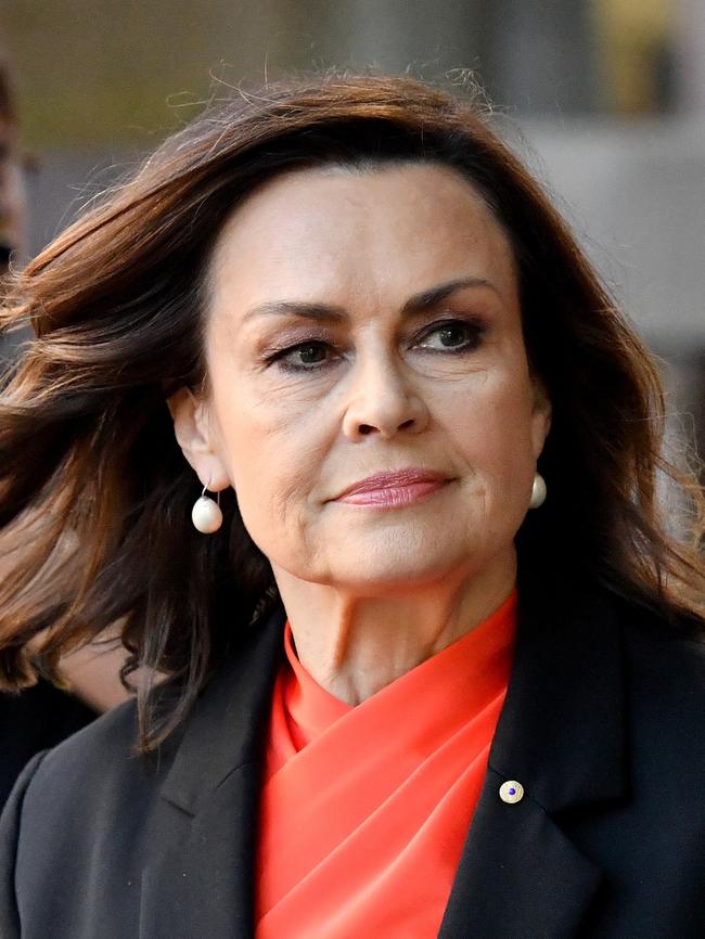 Lisa Wilkinson at the Federal Court of Australia in Sydney.