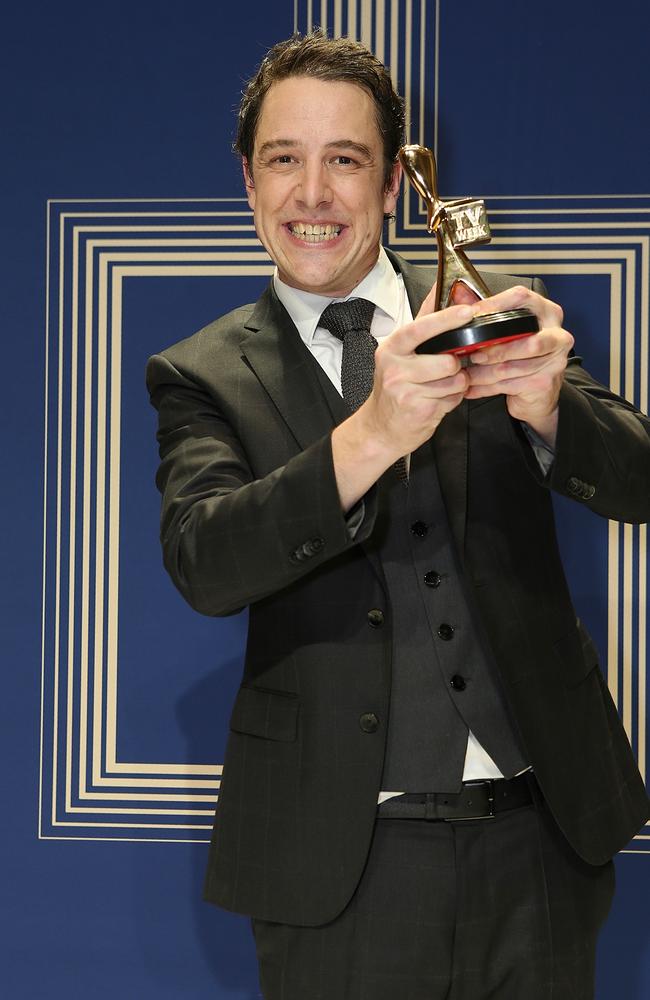 TV Week Gold Logie winner Samuel Johnson. Picture: Julie Kiriacoudis