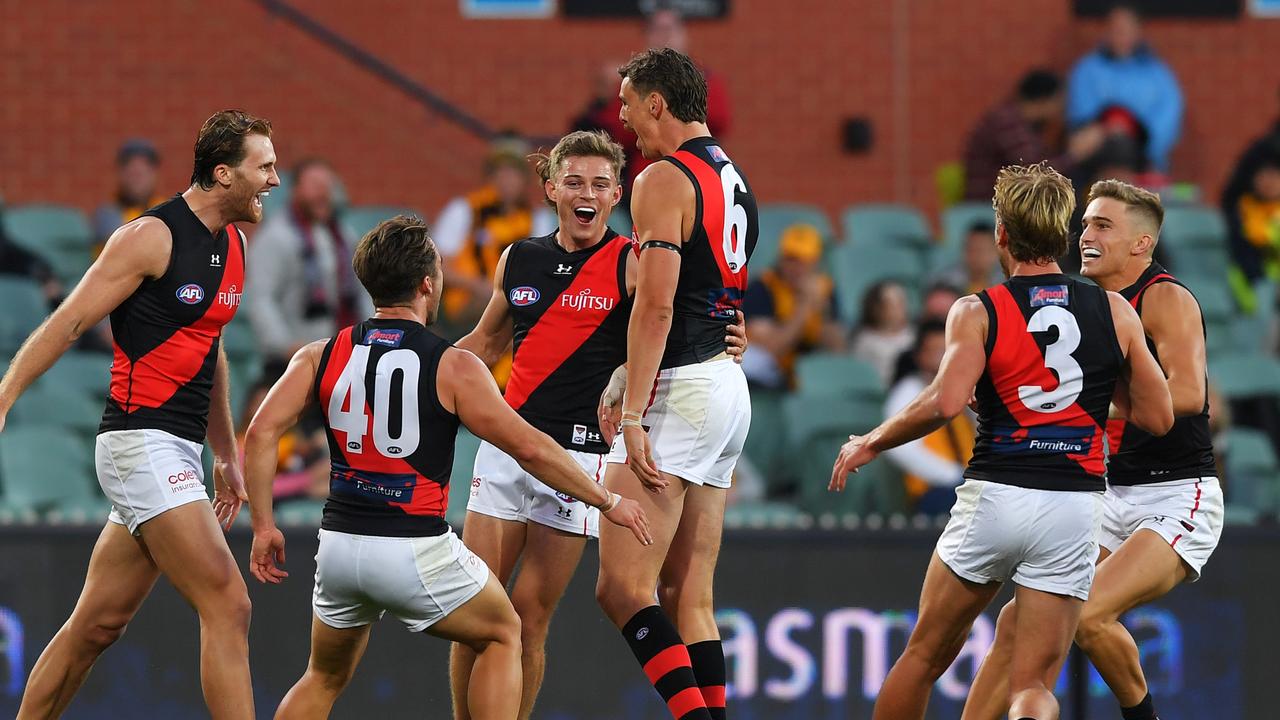 AFL 2020: Hawthorn vs Essendon: Ben Rutten pep talk sparks ...