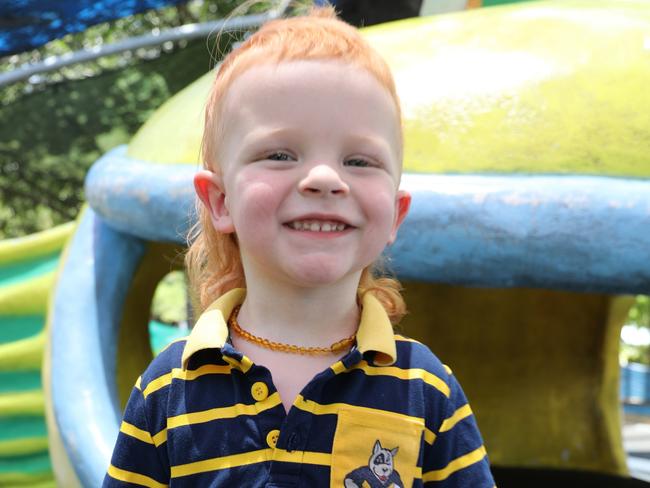 Three year old Otto Johnstone has been voted to have FNQ's best mullet by Cairns Post readers. Photo: Catherine Duffy.