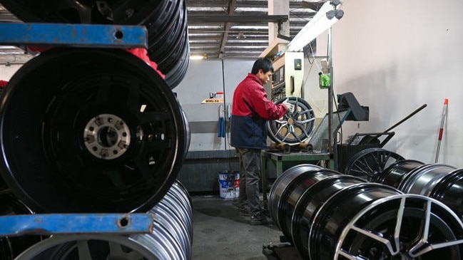 An auto-parts plant in Suqian, China. Picture: Fang Dongxu/Zuma Press