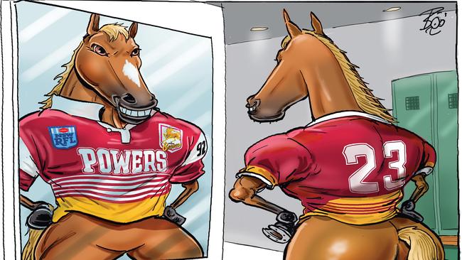 The Broncos rediscovered their identity in 2023. Artwork: Scott 'Boo' Bailey.