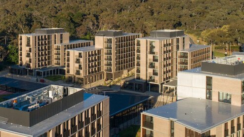 The Yukeembruk student accommodation recently opened on Daley St. Picture: ANU