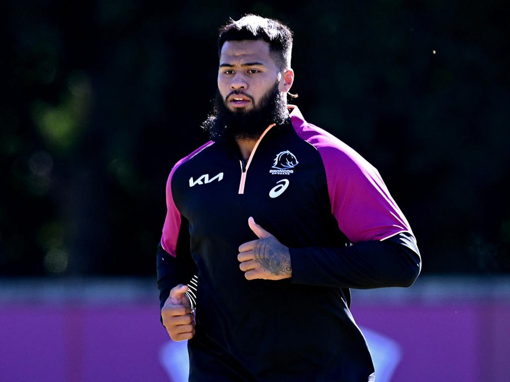 Payne Haas will play against the Panthers. Picture: Bradley Kanaris/Getty Images