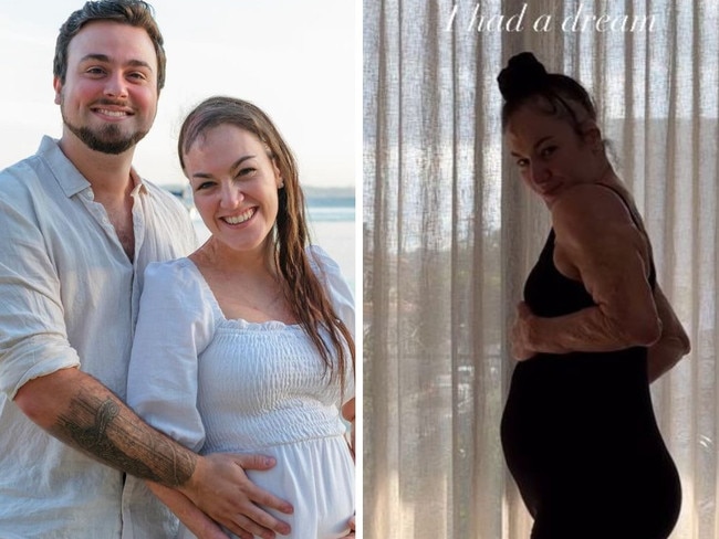 Sophie Delezio has shared a sweet update about her pregnancy. Picture: Instagram/Sophie Delezio