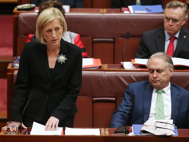 Senator Katy Gallagher has referred herself to the High Court. Picture Kym Smith