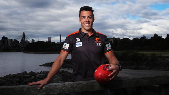 Dylan Shiel has signed on to stay with the Giants until the end of 2019. Picture: Phil Hillyard