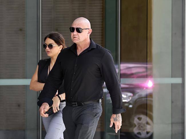 Jason Trouchet arriving at Brisbane Supreme Court.