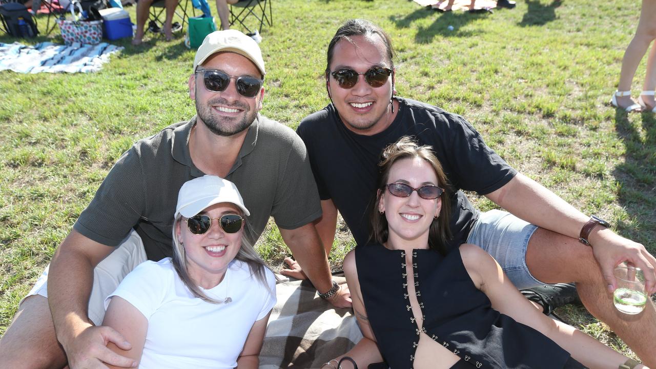 Kaitlyn Patterson, Luke Ryan, Bryan Zaldarrago, and Sarah Bellamy. Picture: Mike Dugdale