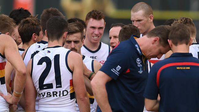 The departure of Tom Lynch, middle, can be avoided. Picture: AAP Image/Mark Brake