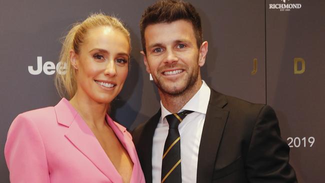 Trent Cotchin and wife Brooke Cotchin.