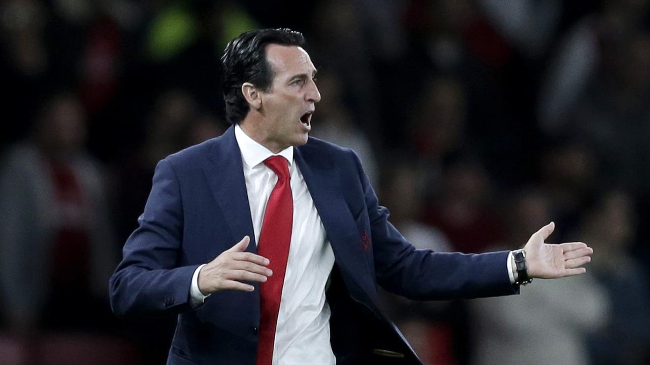 Unai Emery was disappointed Arsenal conceded two late goals.