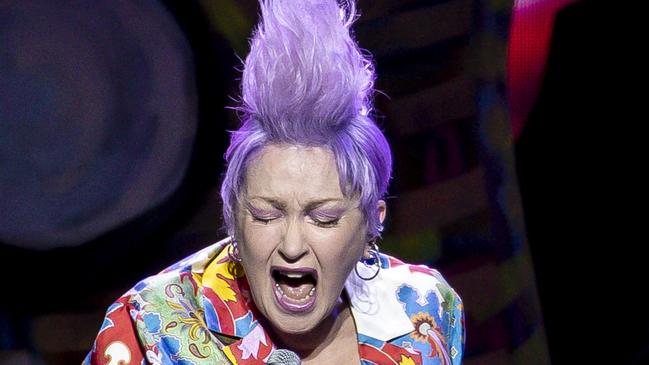 Cyndi Lauper was set to perform as Rod Stewart’s support act. Picture: Sam Tabone