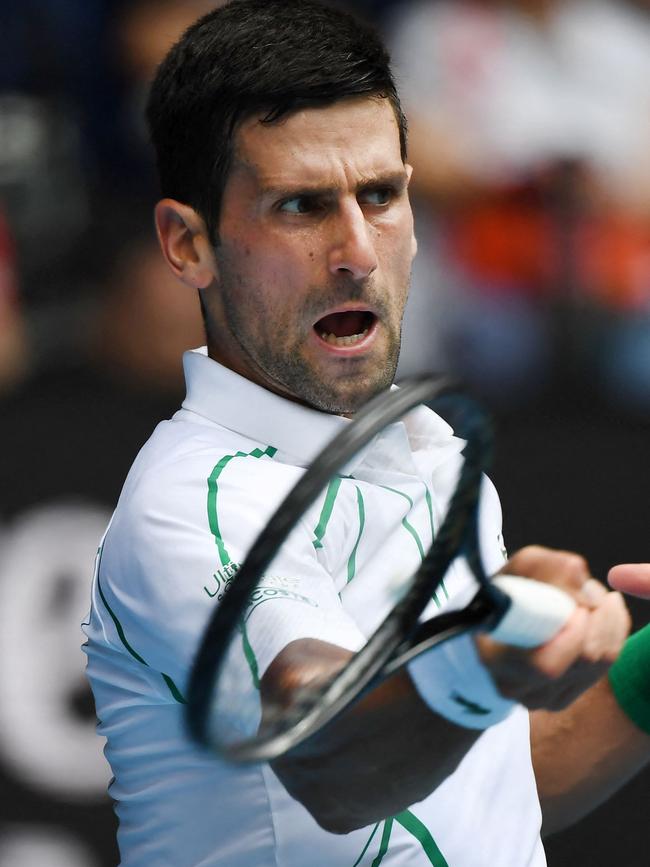 Mr Quill believes Djokovic will win his court case today. Picture: Manan Vatsyayana/AFP