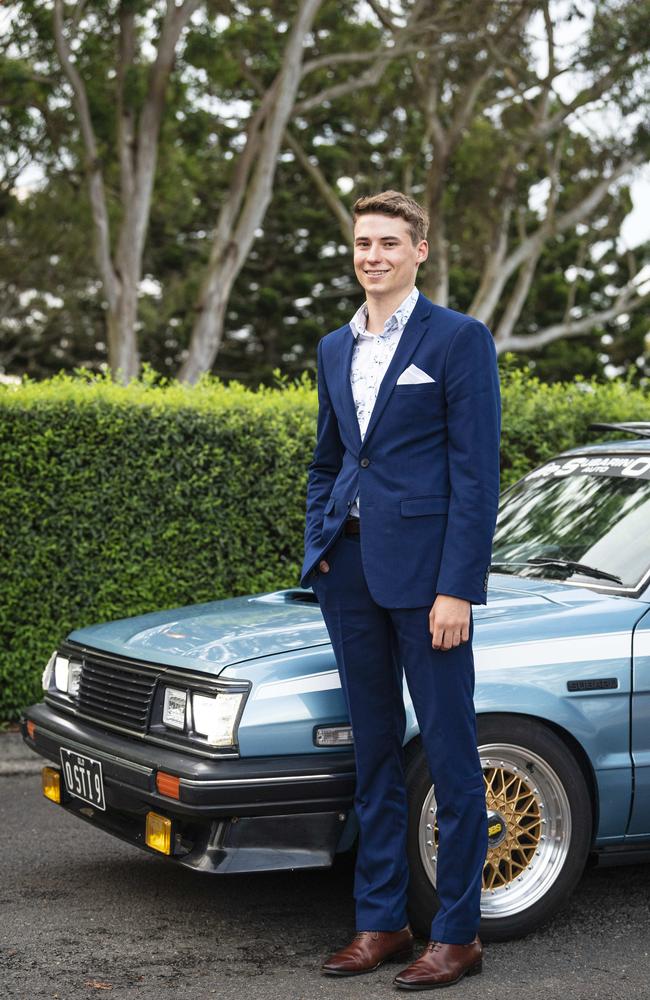 Graduate Harry Baker at Toowoomba Christian College formal at Picnic Point, Friday, November 29, 2024. Picture: Kevin Farmer