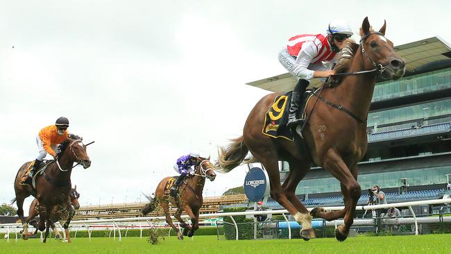 Tommy Berry and Four Moves Ahead combine to win the opener at Randwick Kensington.