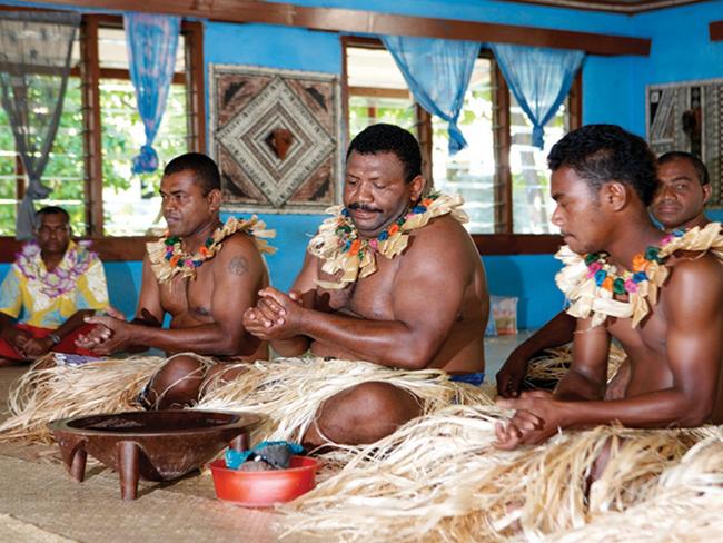 ESCAPE TRAVEL NEWS .. A traditional kava ceremony in Fiji. For Escape travel. Picture: Fiji Tourism Picture: Supplied