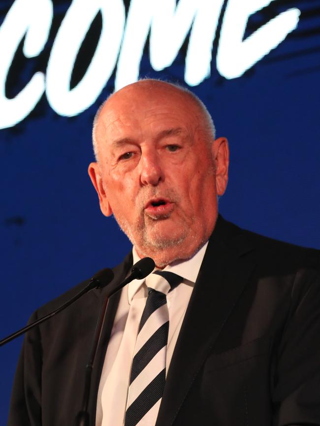 Former Geelong President Colin Carter. Picture: Peter Ristevski