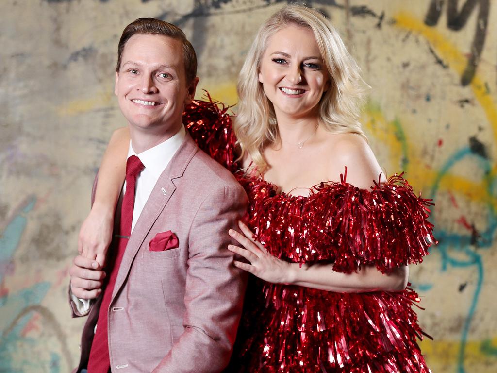 Singers Luke Kennedy and Naomi Price. Picture: Tara Croser